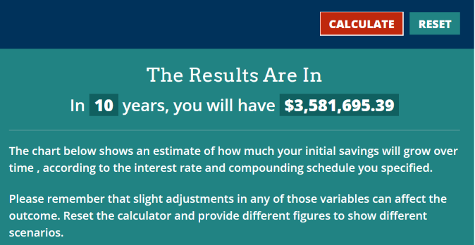 Compound Calculator